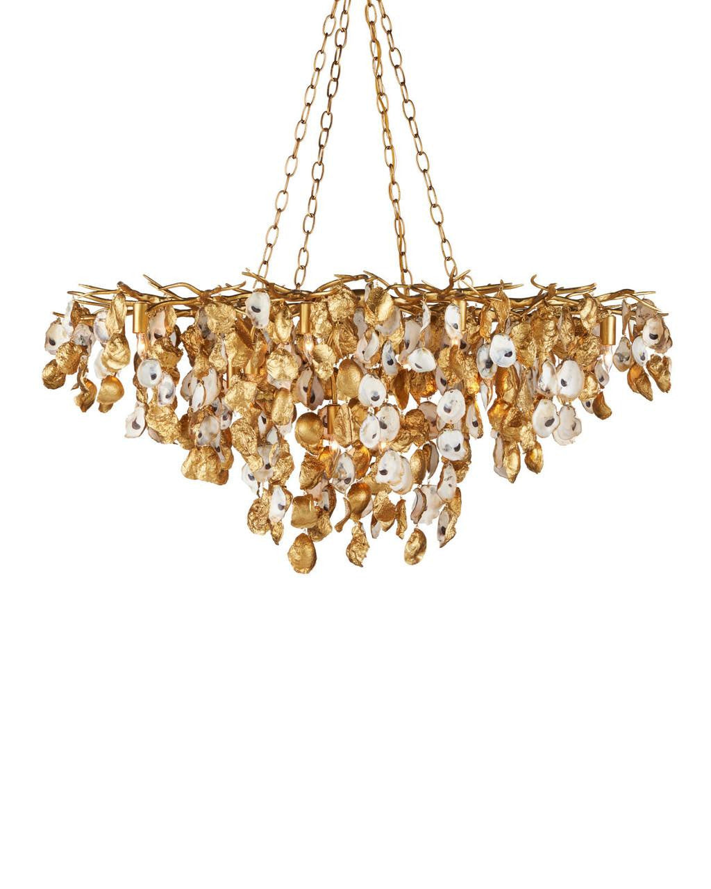 Currey and Company Lucullan Gold Chandelier