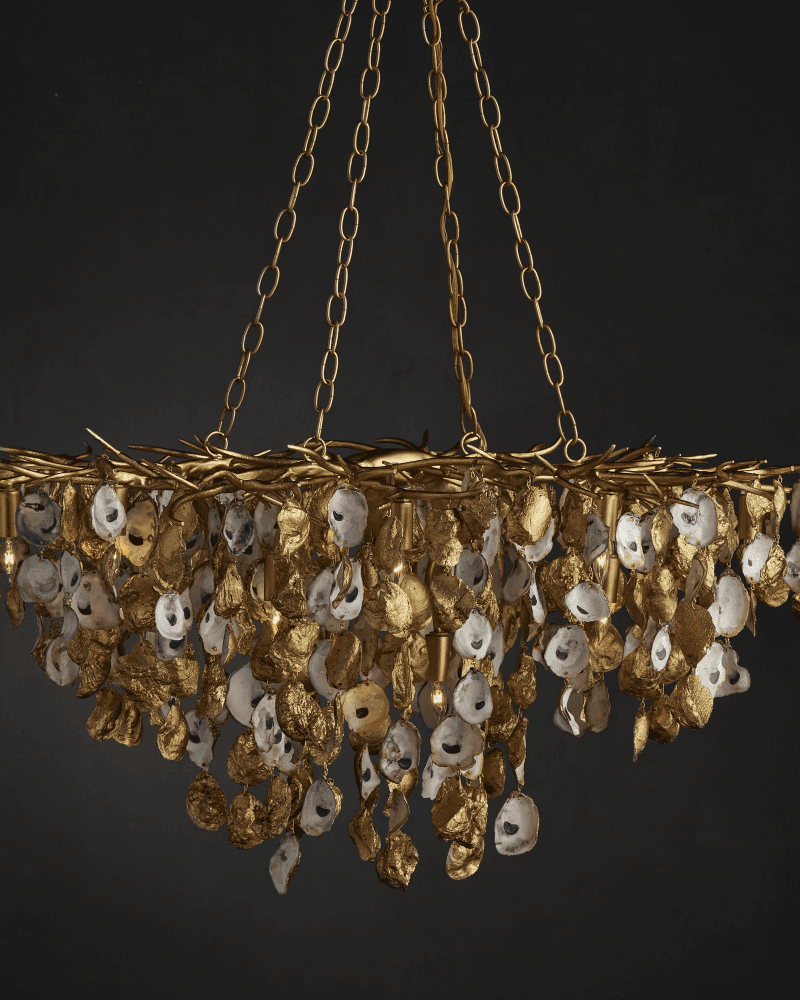 Currey and Company Lucullan Gold Chandelier