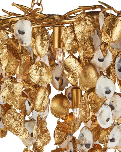 Currey and Company Lucullan Gold Chandelier
