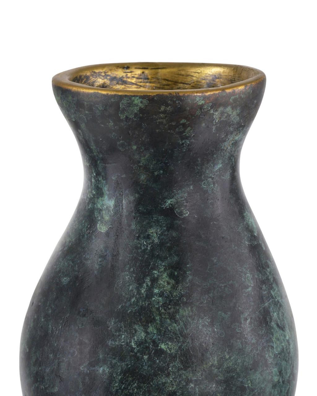 Currey and Company Luganzo Small Bronze Vase