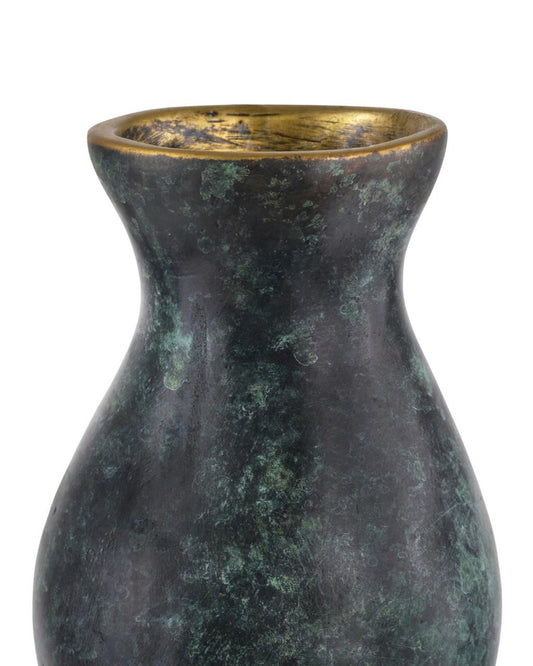 Currey and Company Luganzo Small Bronze Vase