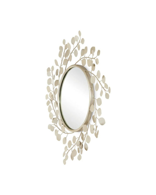 Currey and Company Lunaria Round Mirror