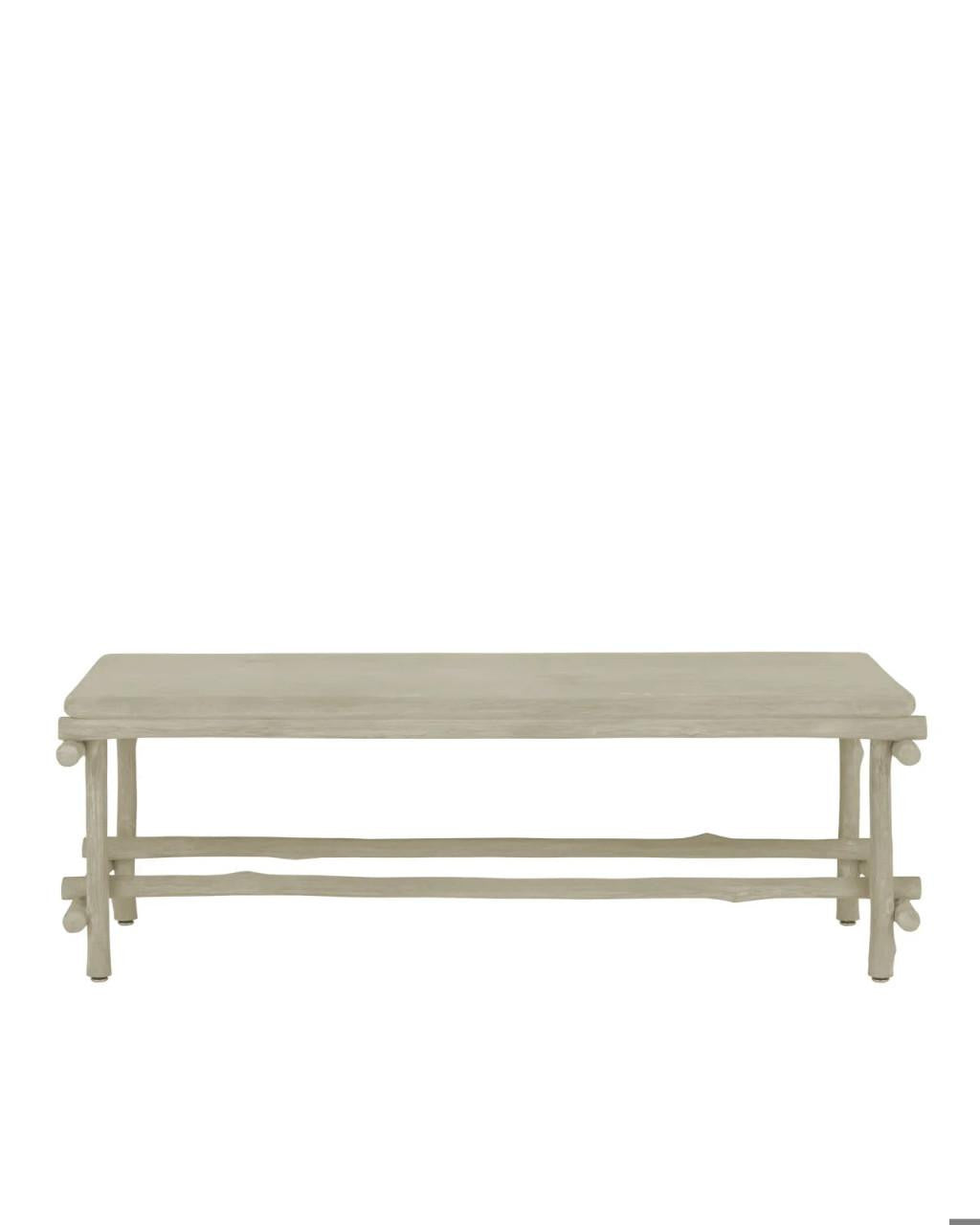 Currey and Company Luzon Bench