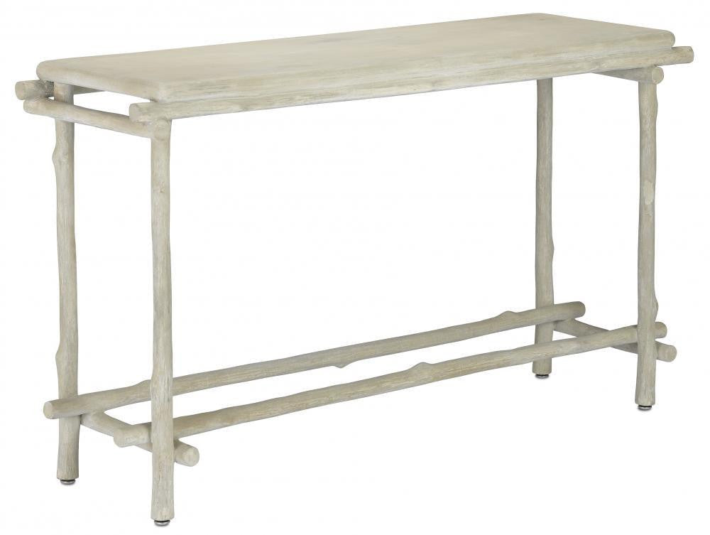 Currey and Company Luzon Console Table Portland, Faux Bois