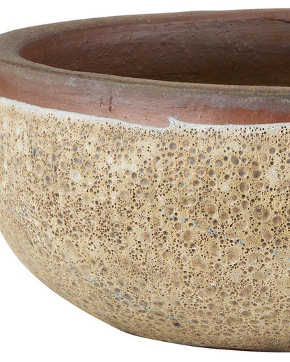 Currey and Company Lyra Beige Medium Planter