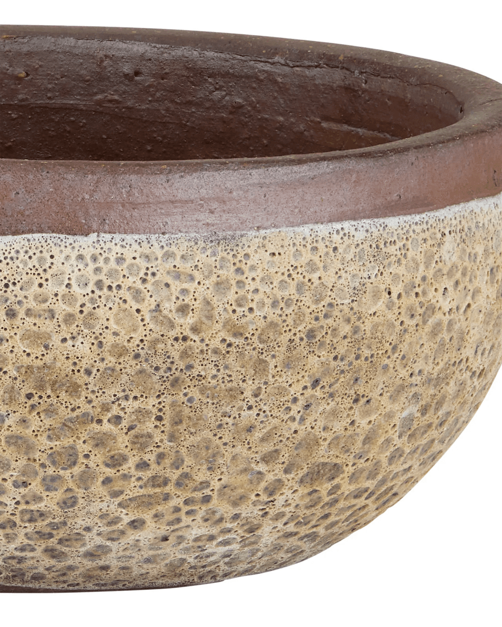 Currey and Company Lyra Beige Small Planter