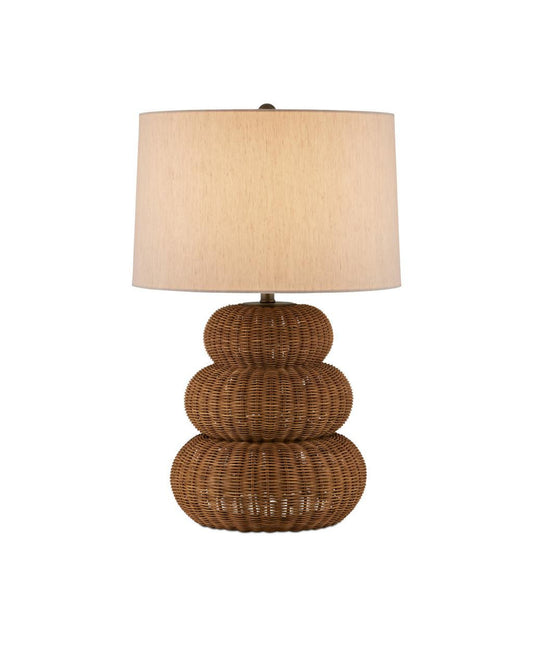 Currey and Company Mabrouka Table Lamp Dark Brown