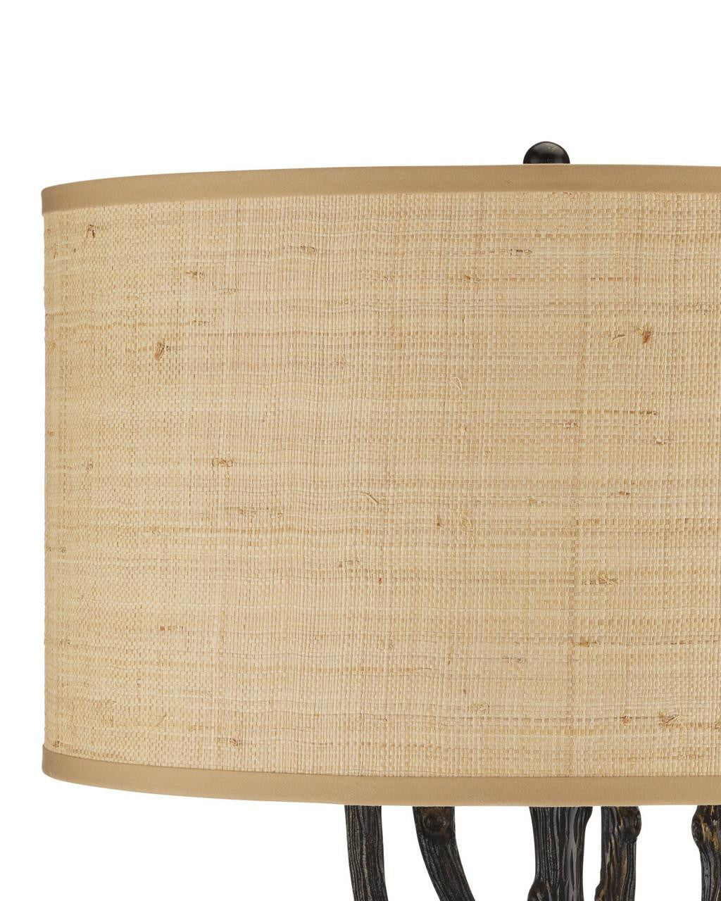 Currey and Company Mangrove Bronze Floor Lamp