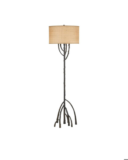 Currey and Company Mangrove Bronze Floor Lamp Bronze