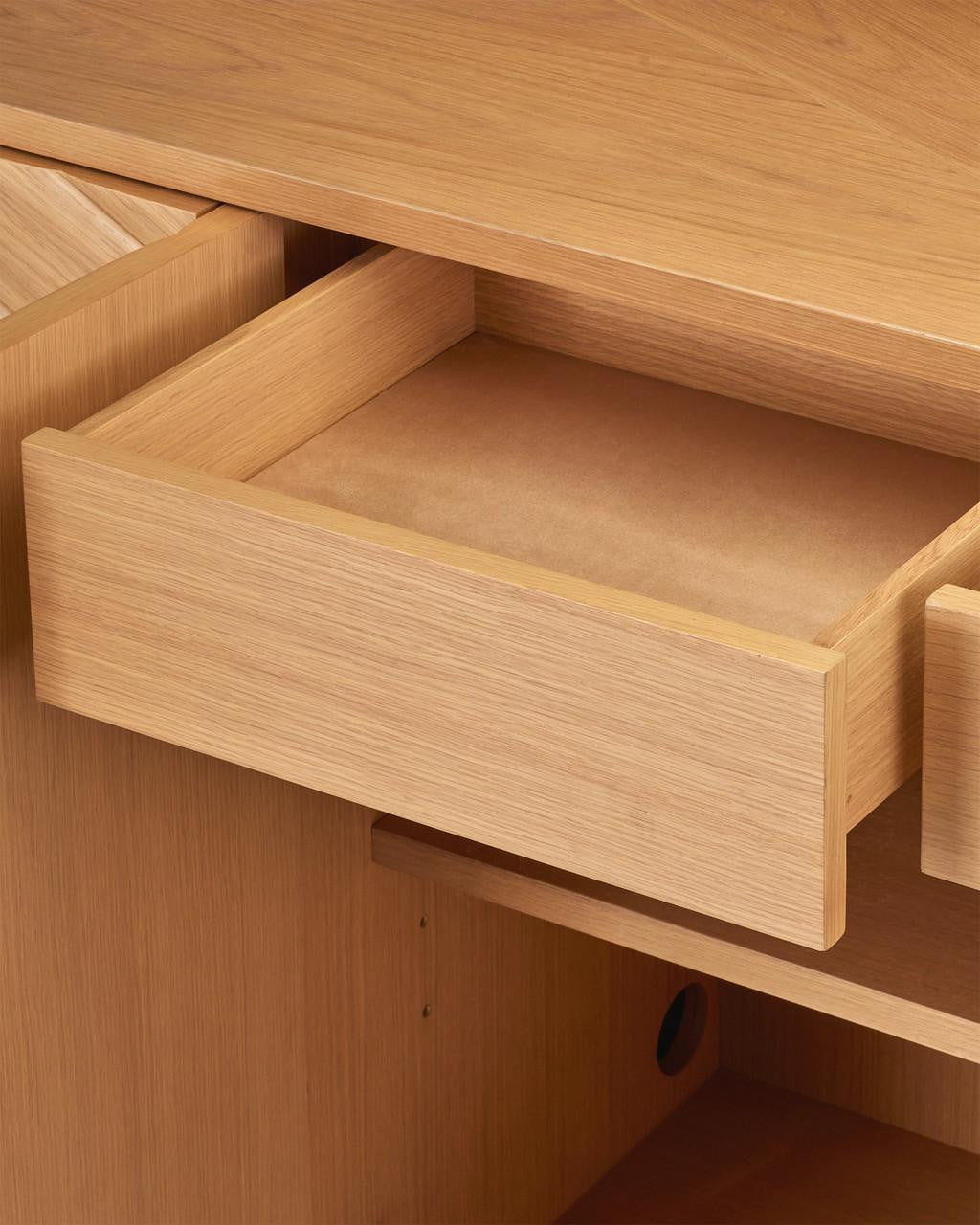 Currey and Company Margot Natural Oak Credenza