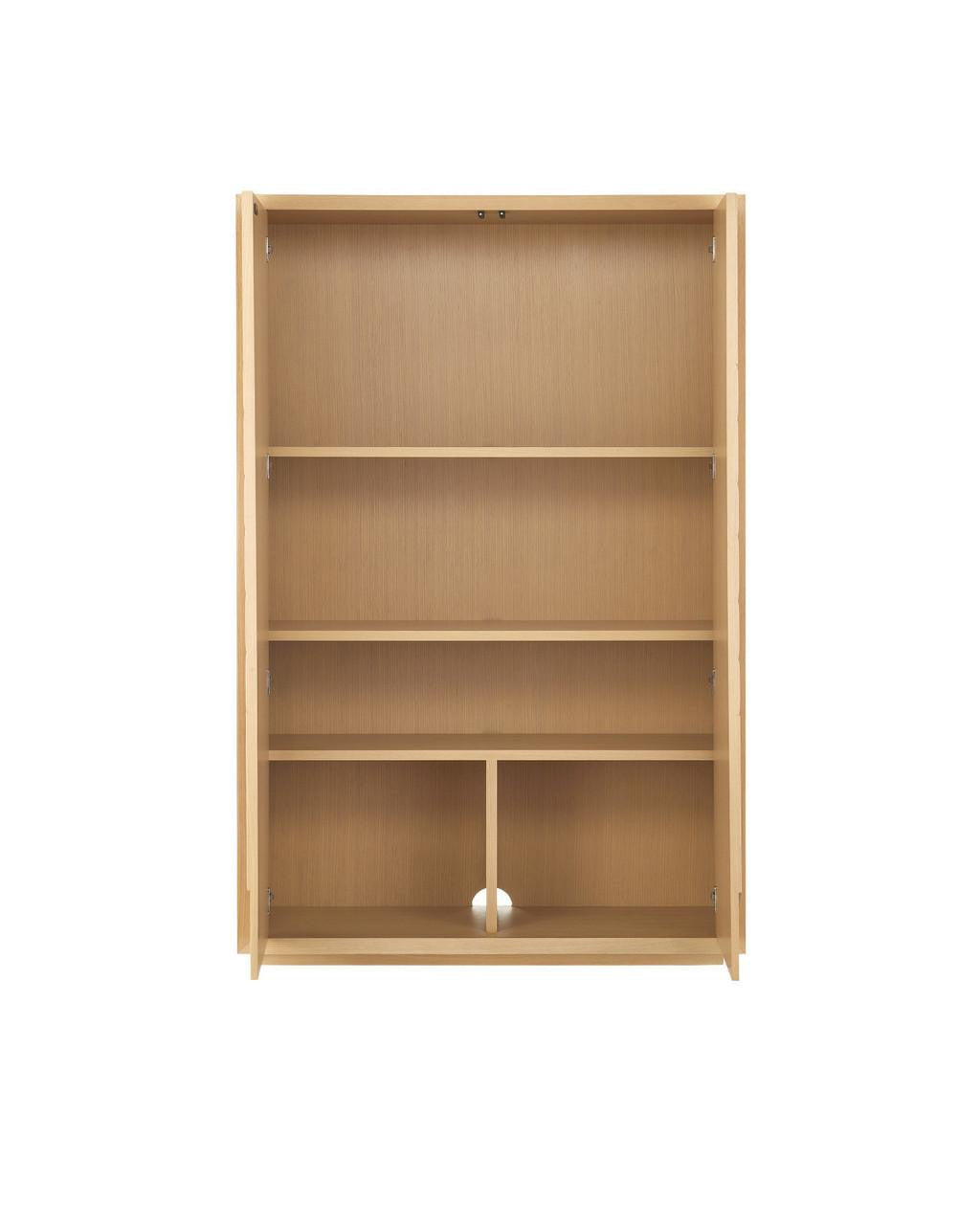 Currey and Company Margot Natural Oak Storage Cabinet