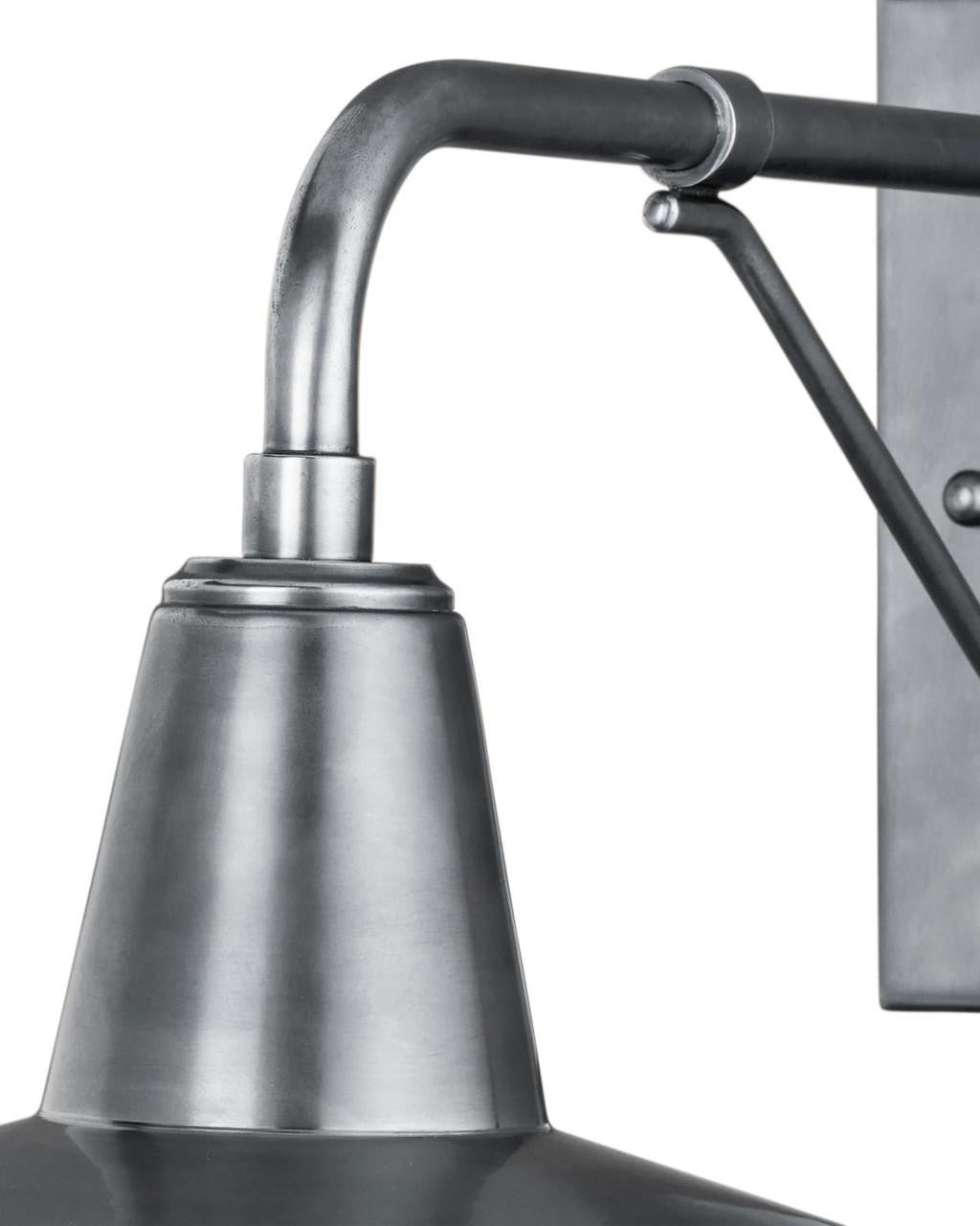 Currey and Company Mariner Silver Outdoor Wall Sconce