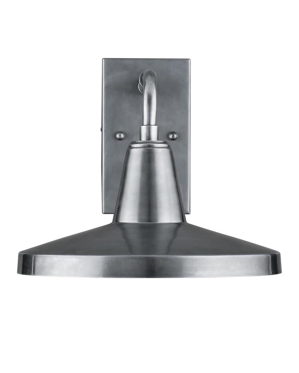 Currey and Company Mariner Silver Outdoor Wall Sconce