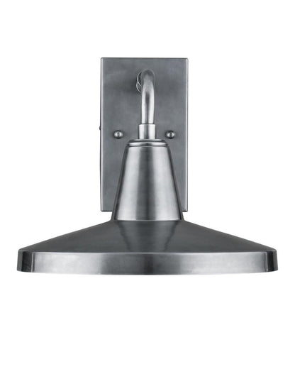 Currey and Company Mariner Silver Outdoor Wall Sconce