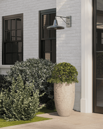 Currey and Company Mariner Silver Outdoor Wall Sconce