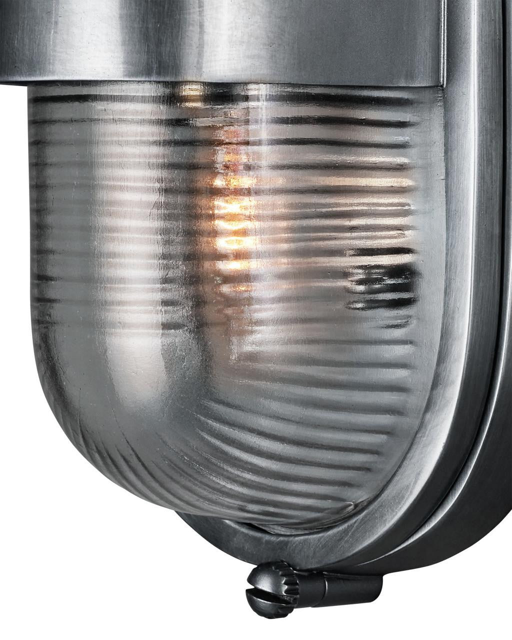 Currey and Company Maritime Silver Outdoor Wall Sconce