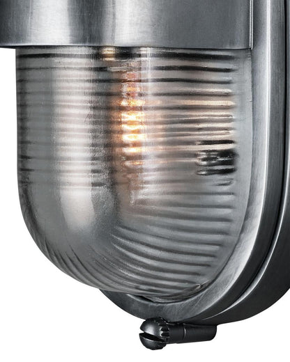 Currey and Company Maritime Silver Outdoor Wall Sconce