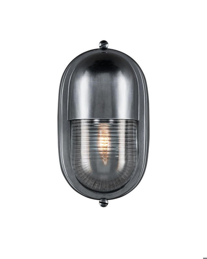 Currey and Company Maritime Silver Outdoor Wall Sconce