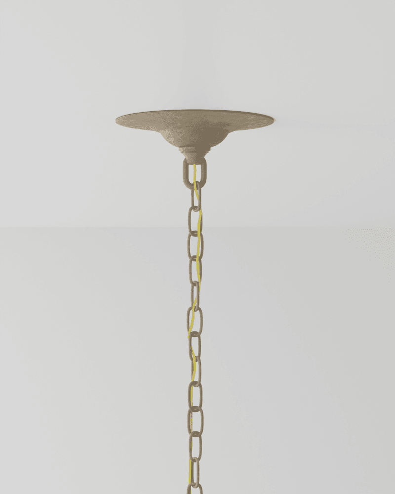 Currey and Company Marshallia Small Gold Chandelier