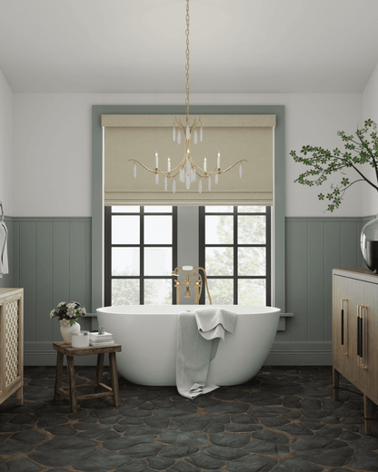 Currey and Company Marshallia Small Gold Chandelier