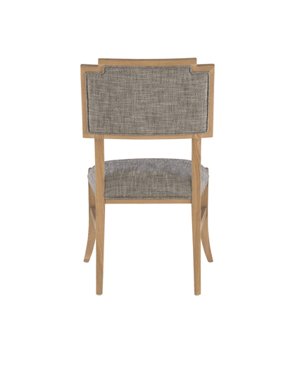 Currey and Company Melanie Blonde Side Chair, Liller Tortoise
