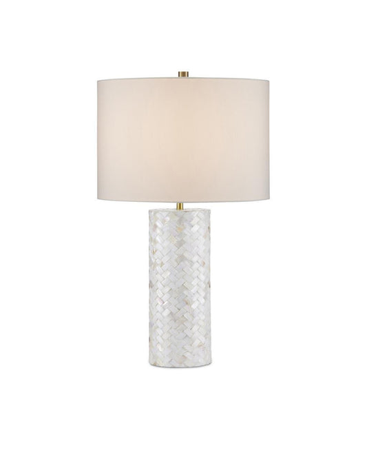 Currey and Company Meraki Mother of Pearl Table Lamp Natural