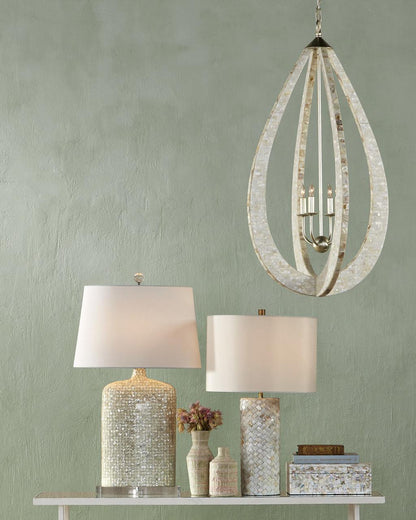 Currey and Company Meraki Mother of Pearl Table Lamp