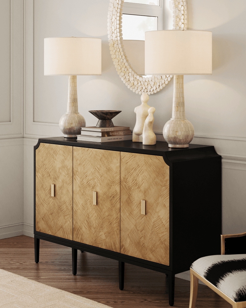 Currey and Company Merriam Oval Mirror