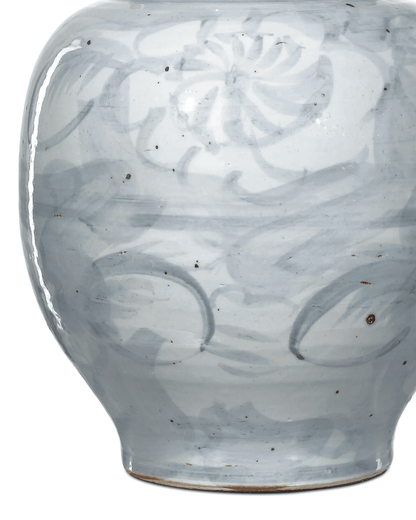 Currey and Company Ming-Style Countryside Large Preserve Pot