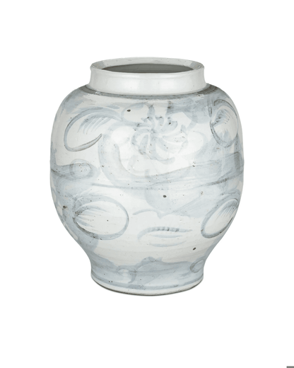 Currey and Company Ming-Style Countryside Large Preserve Pot