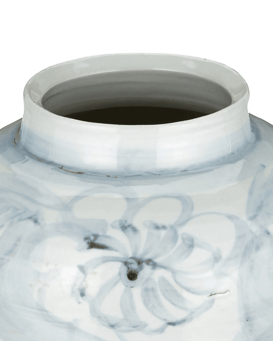 Currey and Company Ming-Style Countryside Medium Preserve Pot