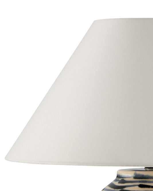 Currey and Company Minnows Blue Table Lamp