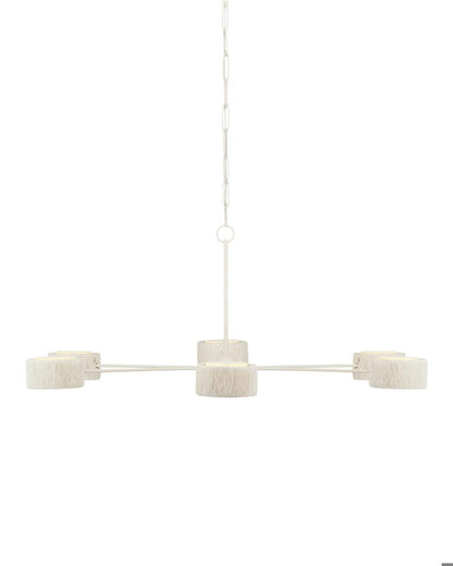 Currey and Company Monreale White Chandelier