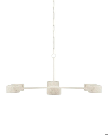 Currey and Company Monreale White Chandelier