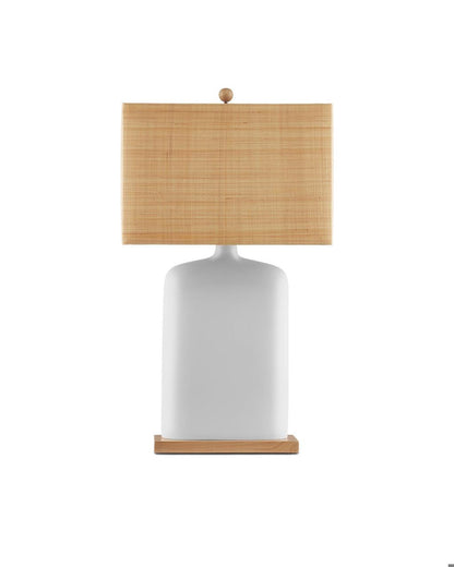 Currey and Company Musing White Table Lamp
