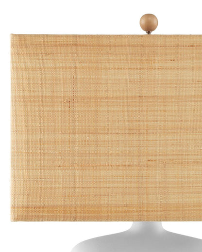 Currey and Company Musing White Table Lamp