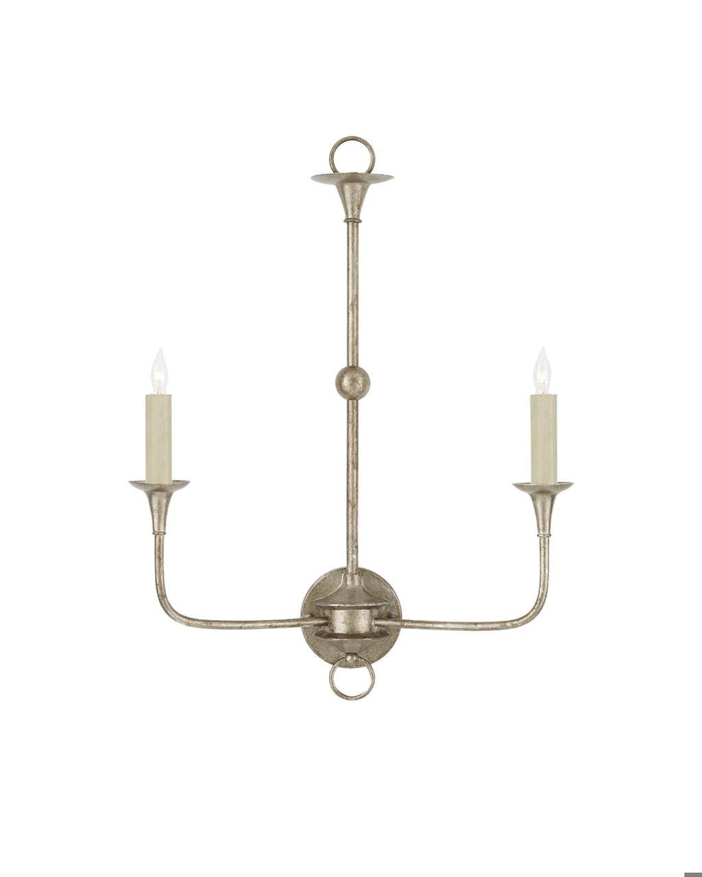 Currey and Company Nottaway Bronze Double-Light Wall Sconce