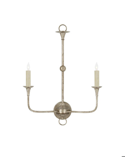 Currey and Company Nottaway Bronze Double-Light Wall Sconce