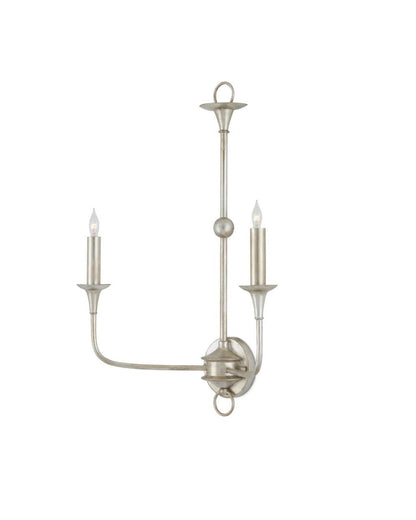 Currey and Company Nottaway Champagne Double-Light Wall Sconce