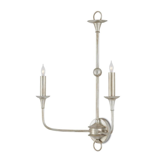Currey and Company Nottaway Champagne Double-Light Wall Sconce Champagne