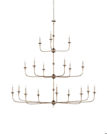 Currey and Company Nottaway Grande Bronze Chandelier
