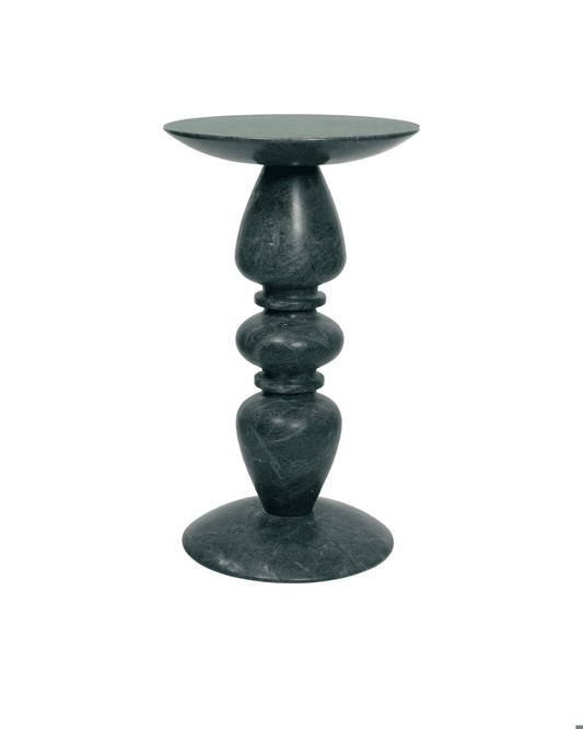Currey and Company Nubia Green Accent Table Natural