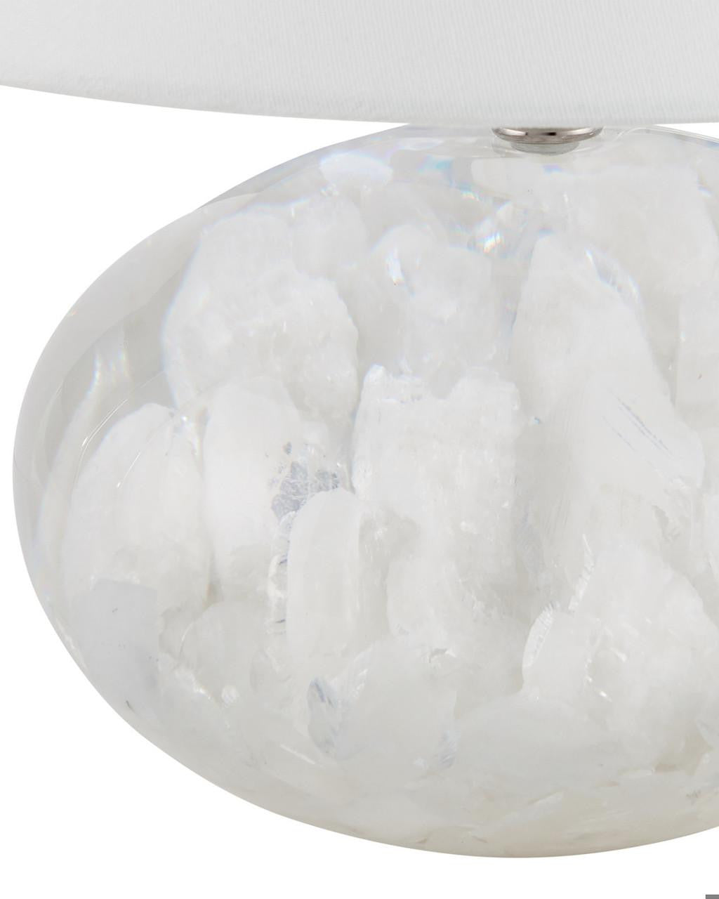 Currey and Company Odette White Table Lamp