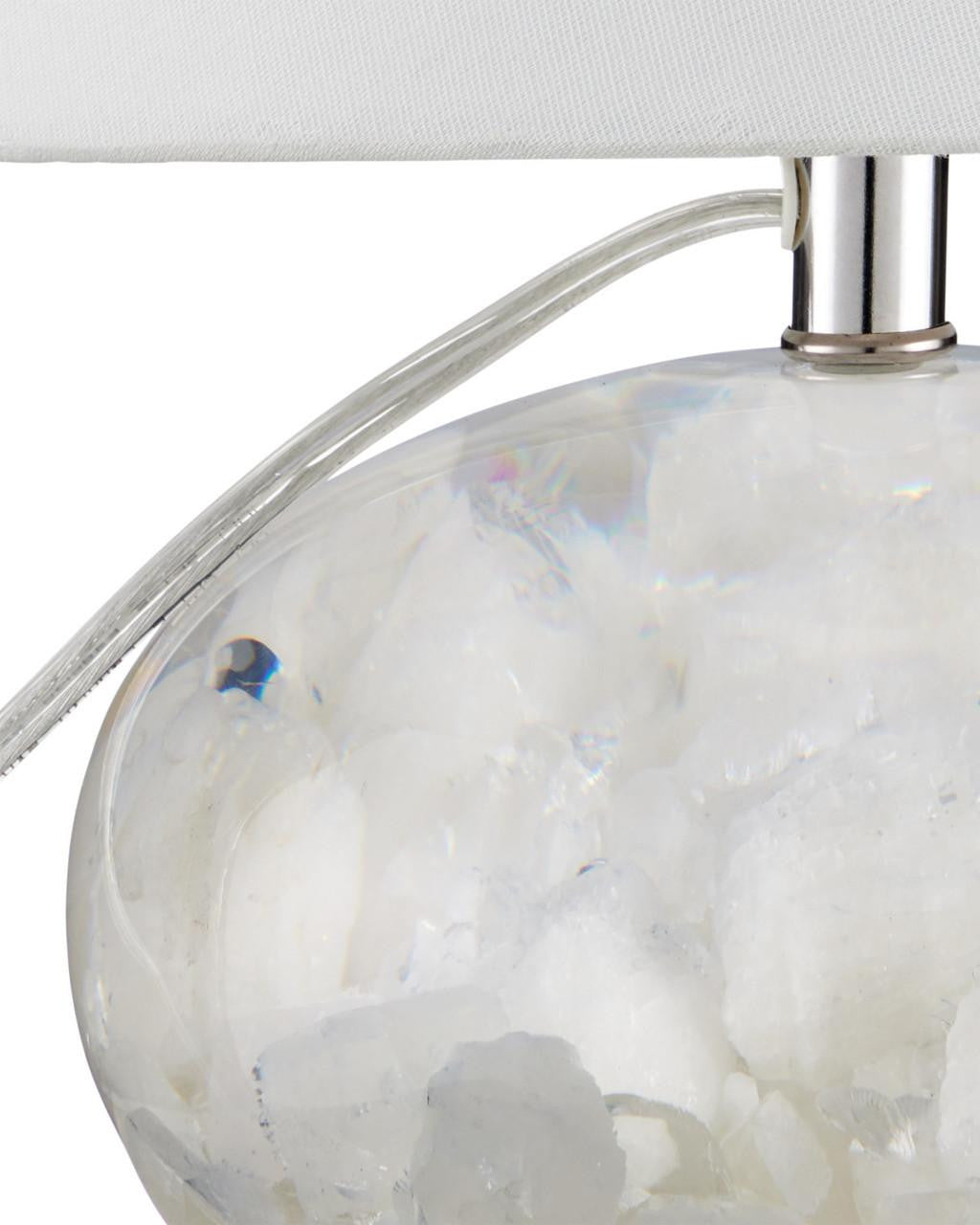 Currey and Company Odette White Table Lamp