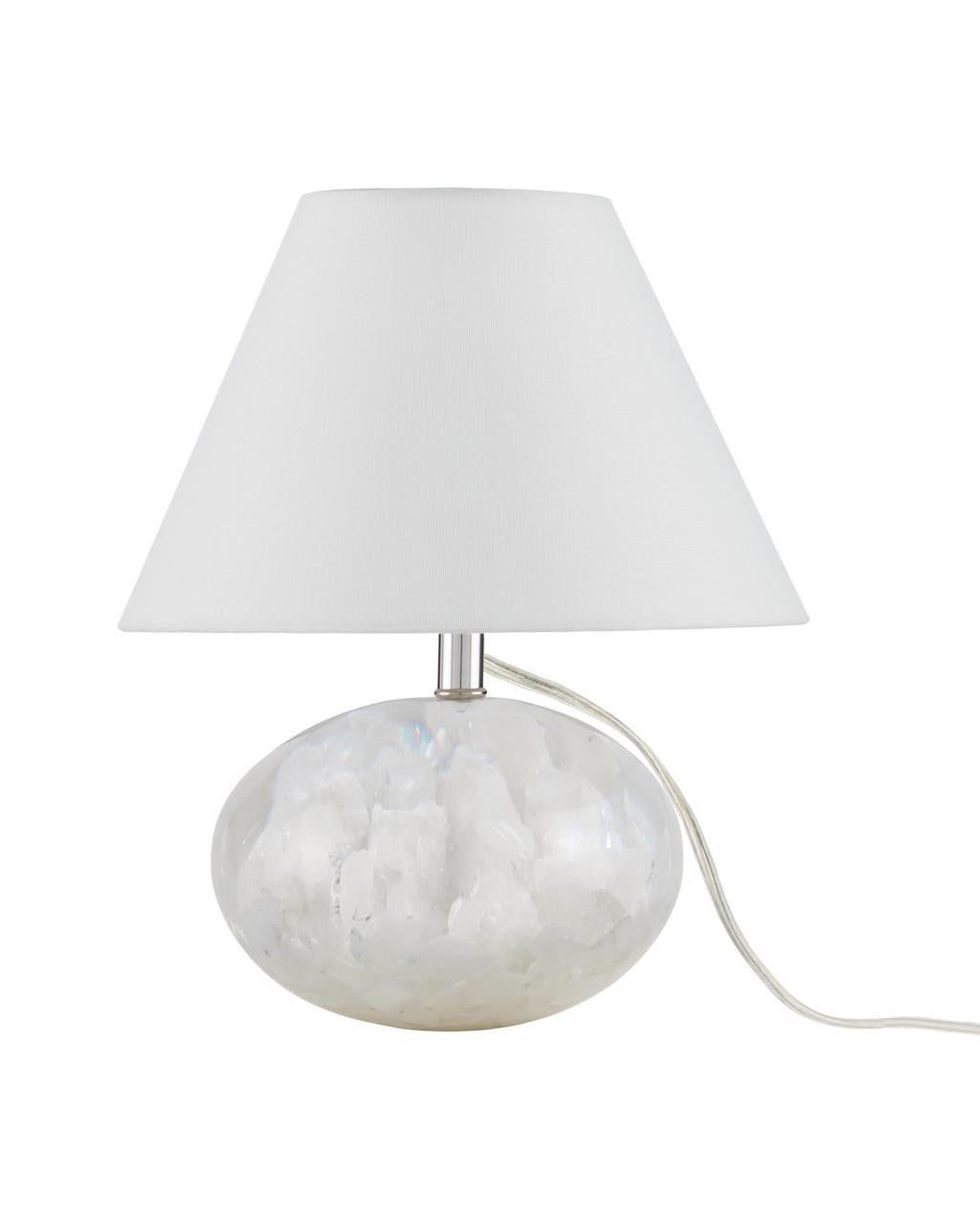 Currey and Company Odette White Table Lamp