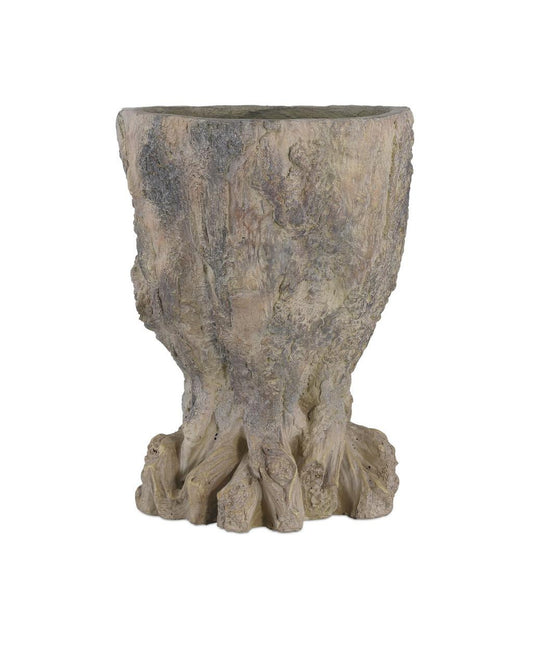 Currey and Company Old Growth Medium Planter Dark Brown
