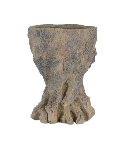 Currey and Company Old Growth Small Planter Dark Brown