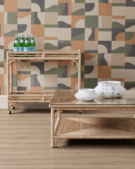 Currey and Company Olisa Rope Cocktail Table