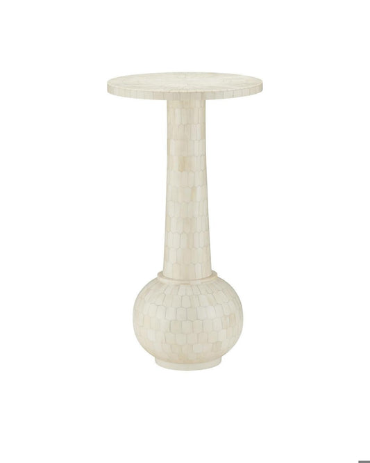 Currey and Company Osa Drinks Table Off-White