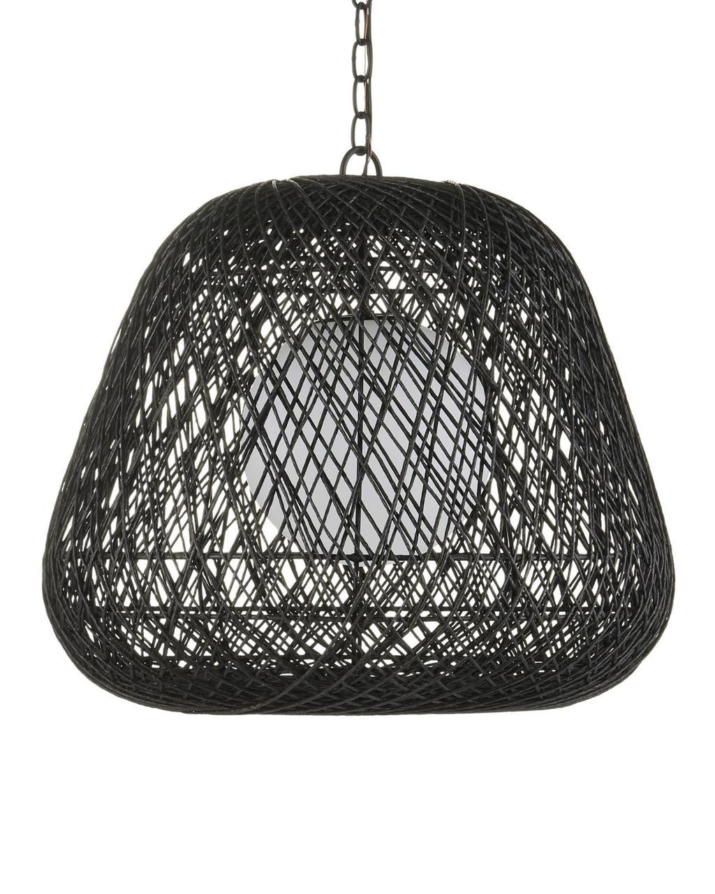 Currey and Company Osbert Black Pendant